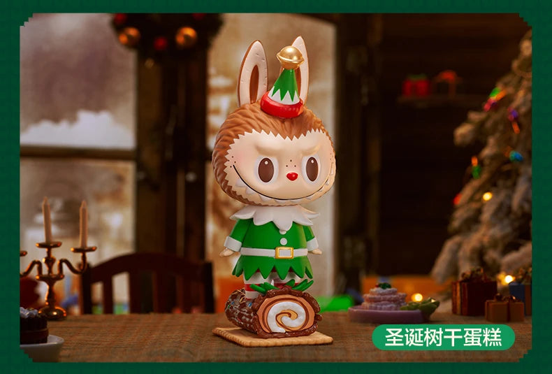 Pop Mart Labubu Let’s Christmas Figurine Mystère en PVC 8 cm Kawaii Collection Noel by LSDLBoutique.ch