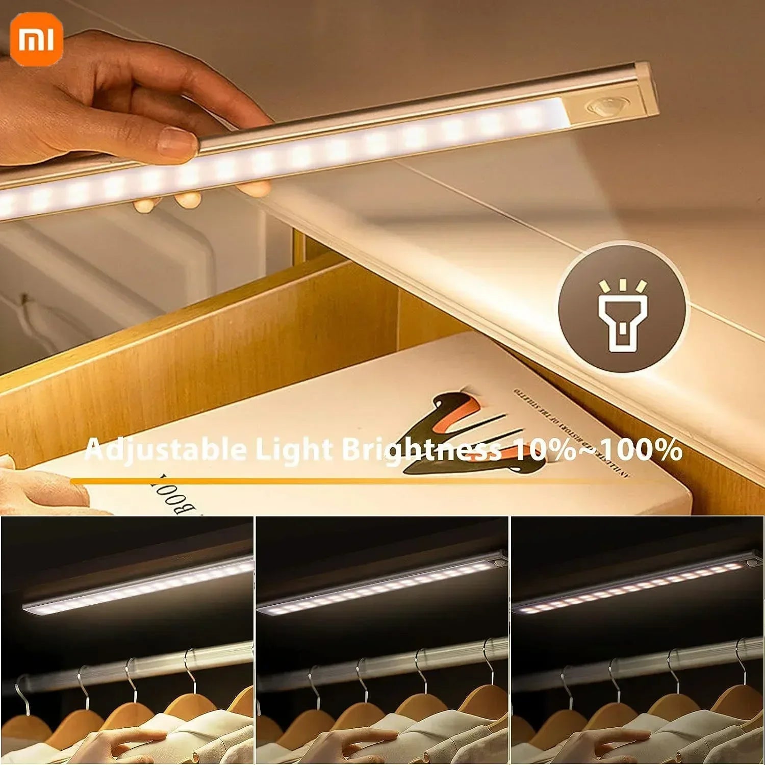 Xiaomi Wireless LED Night Light with Motion Sensor, USB Rechargeable, Remote Control