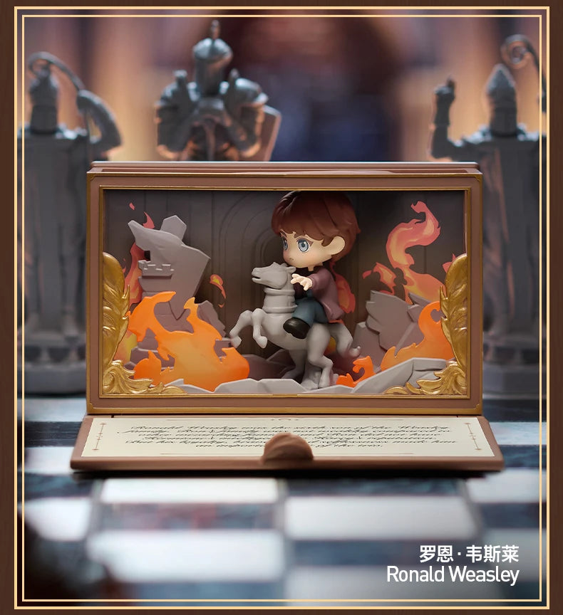 POPMART Harry Potter Poudlard série biographique boîte aveugle devinez sac jouets originaux poupée mignon Anime Figure ornements cadeau by LSDLBoutique.ch