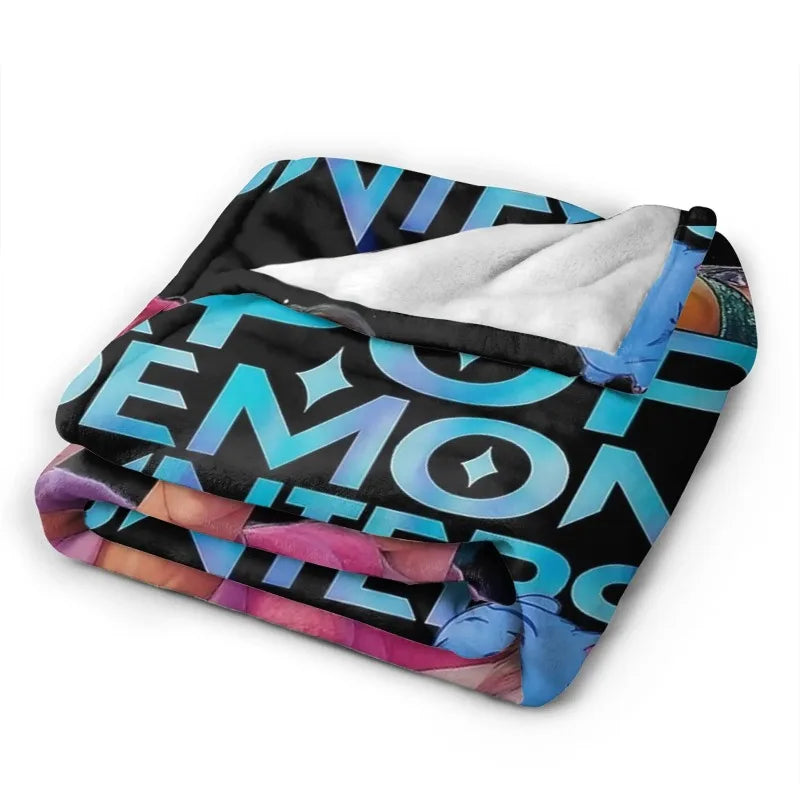 Couverture Polaire Kpop Demon Hunters Motif Imprimé