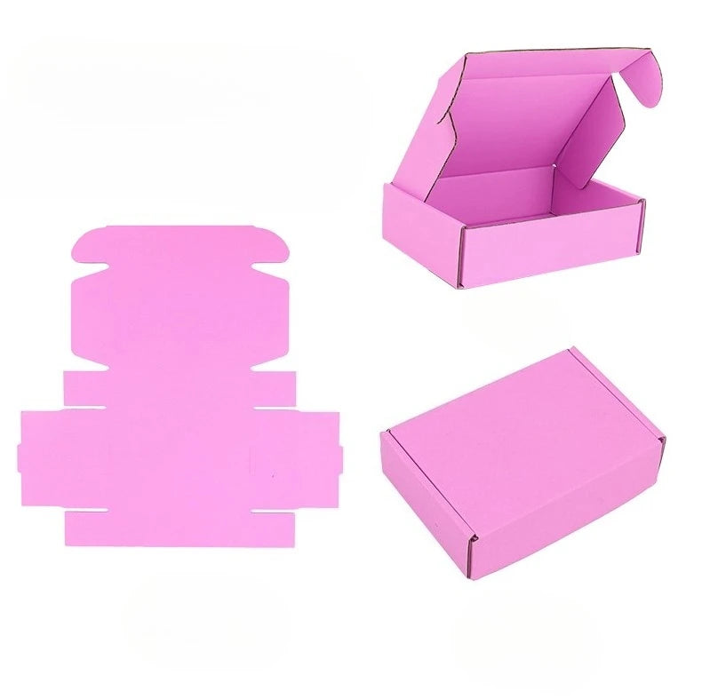 Thick Folding Box, Triple Layer Cardboard, Pack of 10 Colors