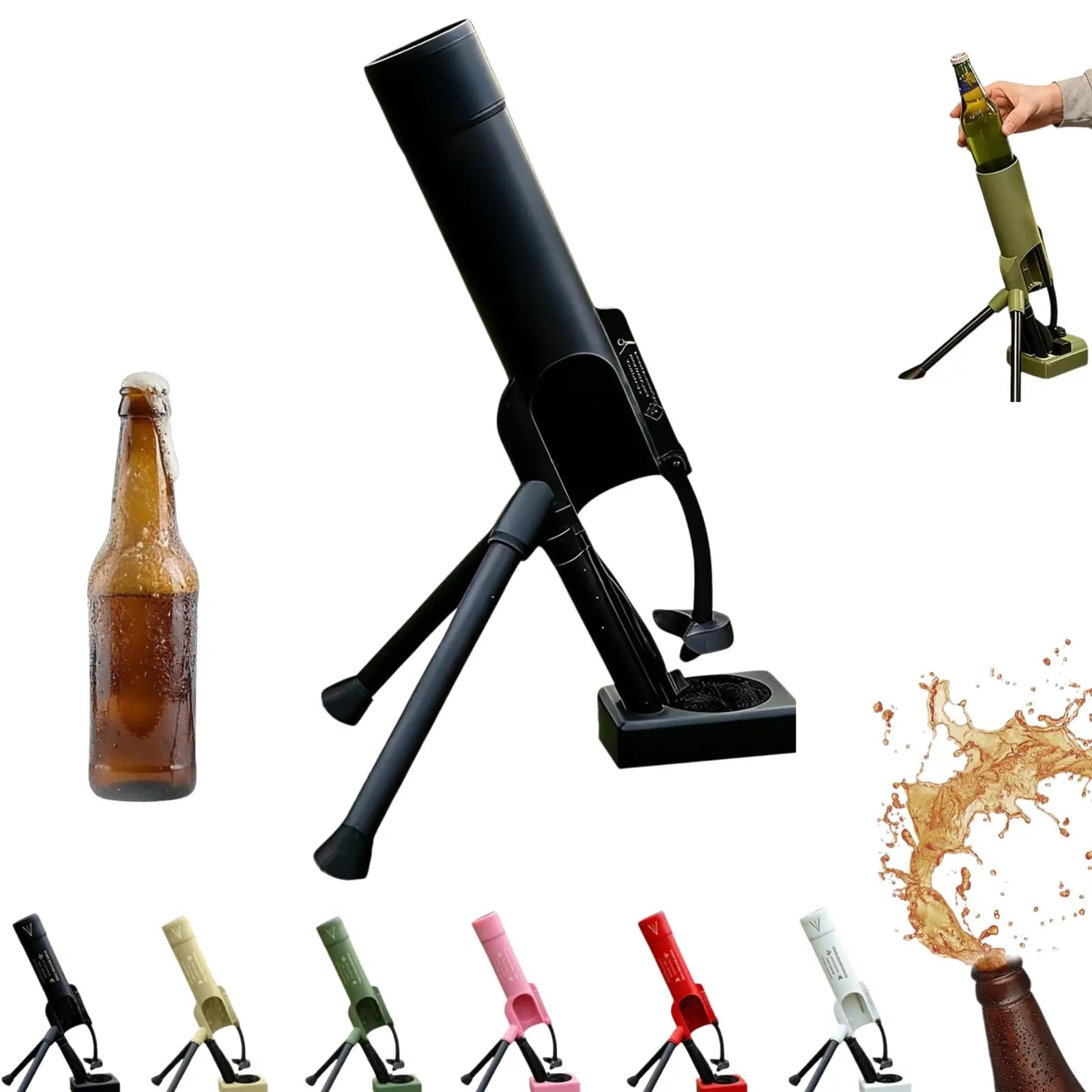 Décapsuleur en forme de mortier de 51 mm