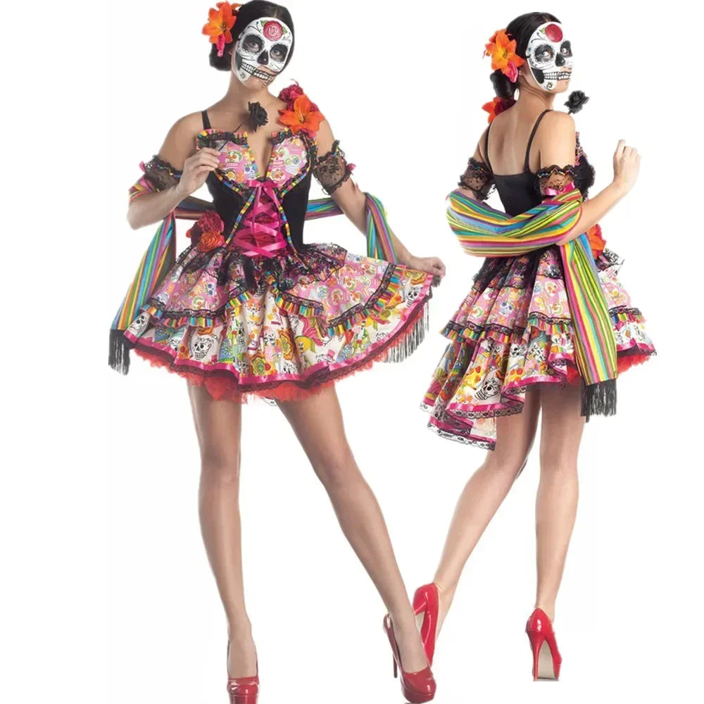 Zombie Bride Day of the Dead Costume – Halloween Women's