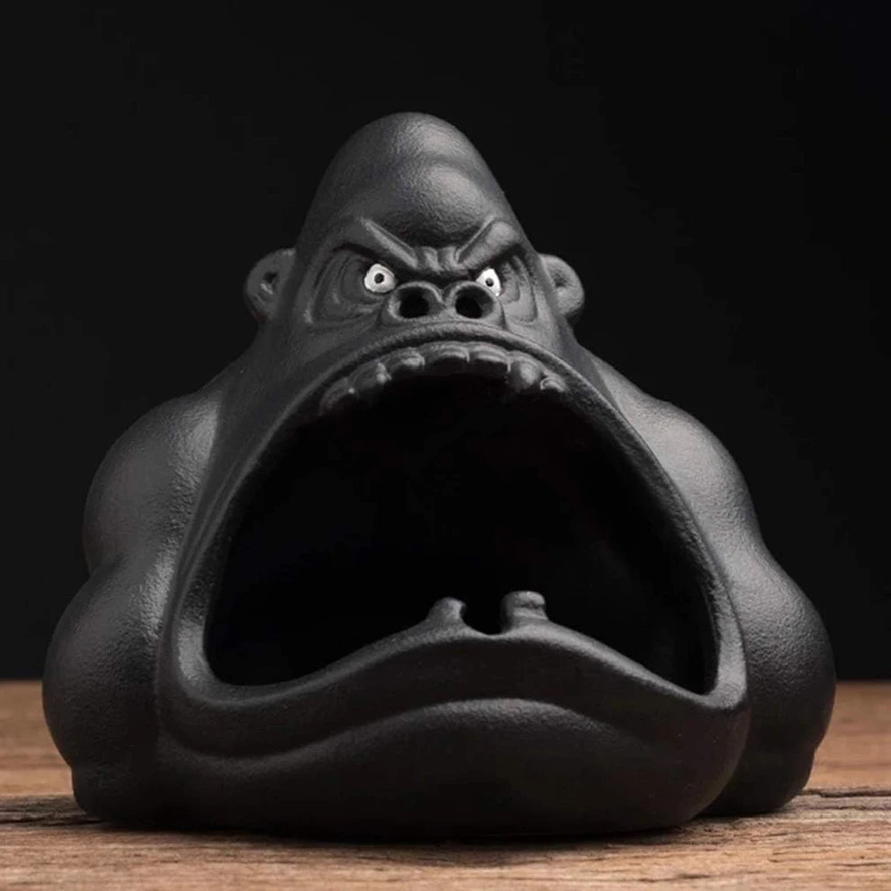 Cendrier Orang-Outan en Céramique Dessin Animé pour Fumeur