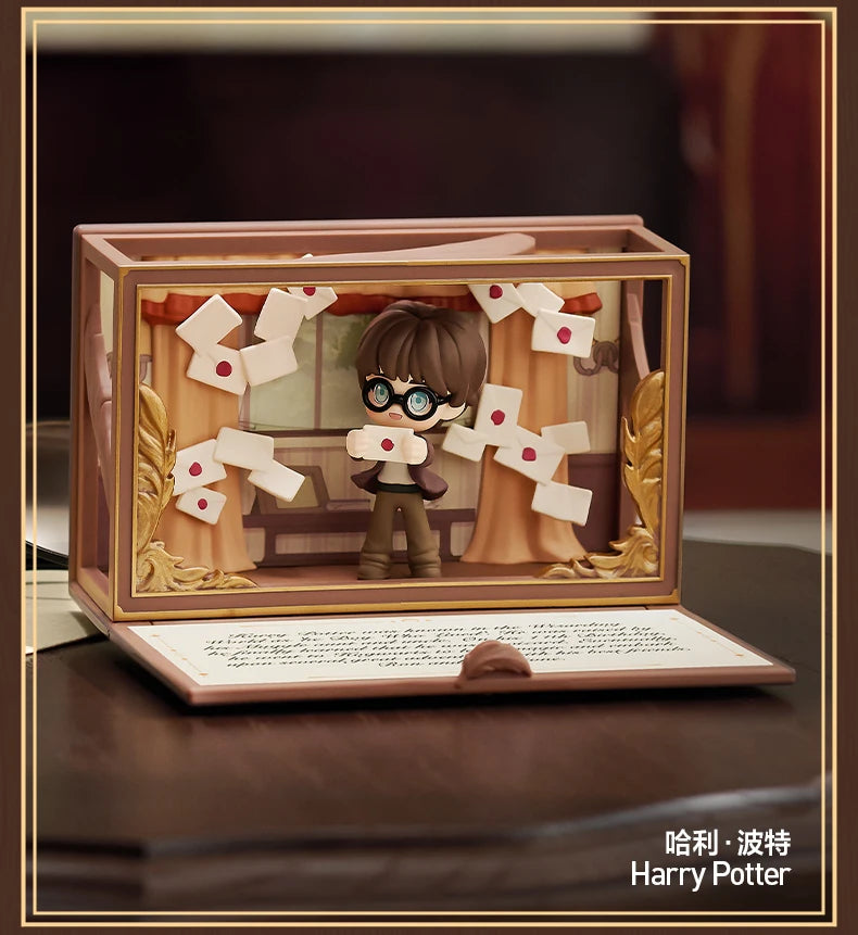 POPMART Harry Potter Poudlard série biographique boîte aveugle devinez sac jouets originaux poupée mignon Anime Figure ornements cadeau by LSDLBoutique.ch