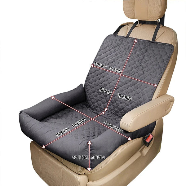 Housse de siège auto chien imperméable nylon gris - LSDLBoutique