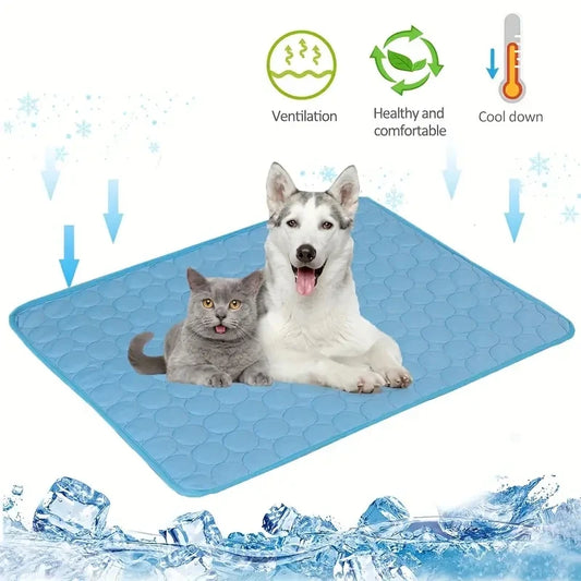 Tapis Rafraîchissant pour Chien – Tapis Frais Auto-refroidissant pour Animaux Été – Idéal pour Petits et Grands Chiens