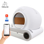 Smart Cat Litter Box Wholesale Luxury Plastic Pet Semi Enclosed Large Self Cleaning Automatic Cat Toilet
