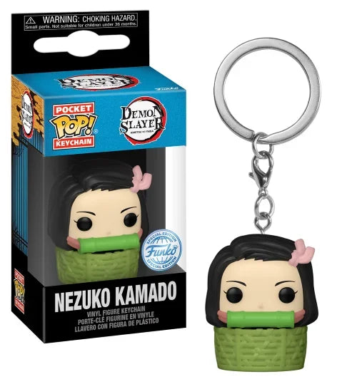 FUNKO POP Demon Slayer NEZUKO KAMADO ZENITSU AGATSUMA TANJIRO INOSUKE HASHIBIRA poche Pop porte-clés Collection modèle poupée jouet by LSDLBoutique.ch