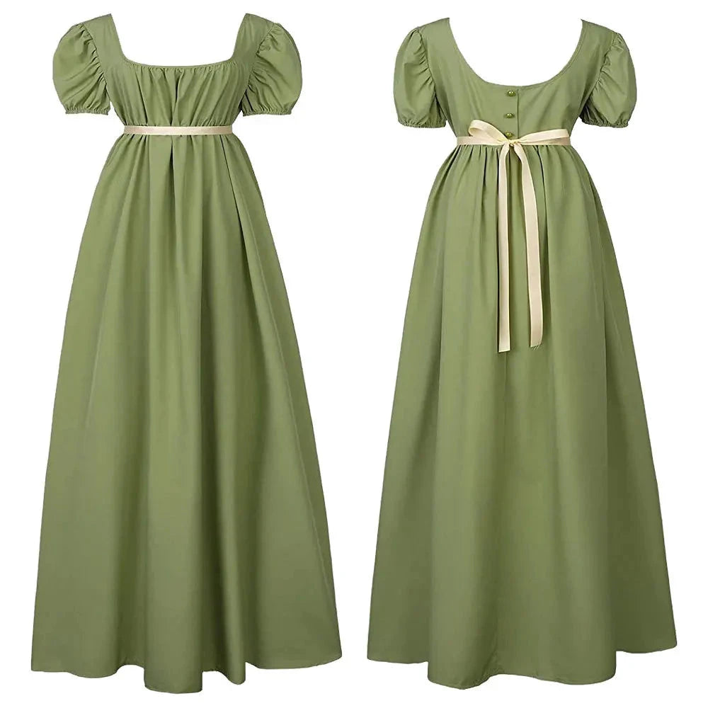 Robe longue style Regency - Tea Dress