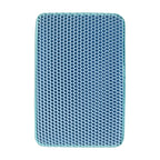 Cat Litter Mat Non Slip Big Pet Litter Box Filter Mat Double Layer Wear Resistant Waterproof Cat Litter Mat Pet Clean Supplies