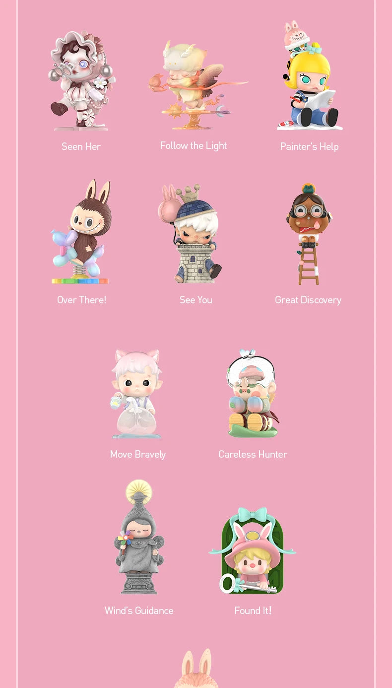 POP MART Mokoko Figurine PV Blind Box Kawaii Collection