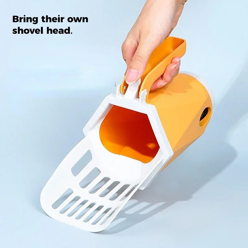 Cat Litter Scoop, Cat Sand Litter Box, Kitty Toilet Sandboxes Shovel, Pets Poop Sand Clean Artifact Tool
