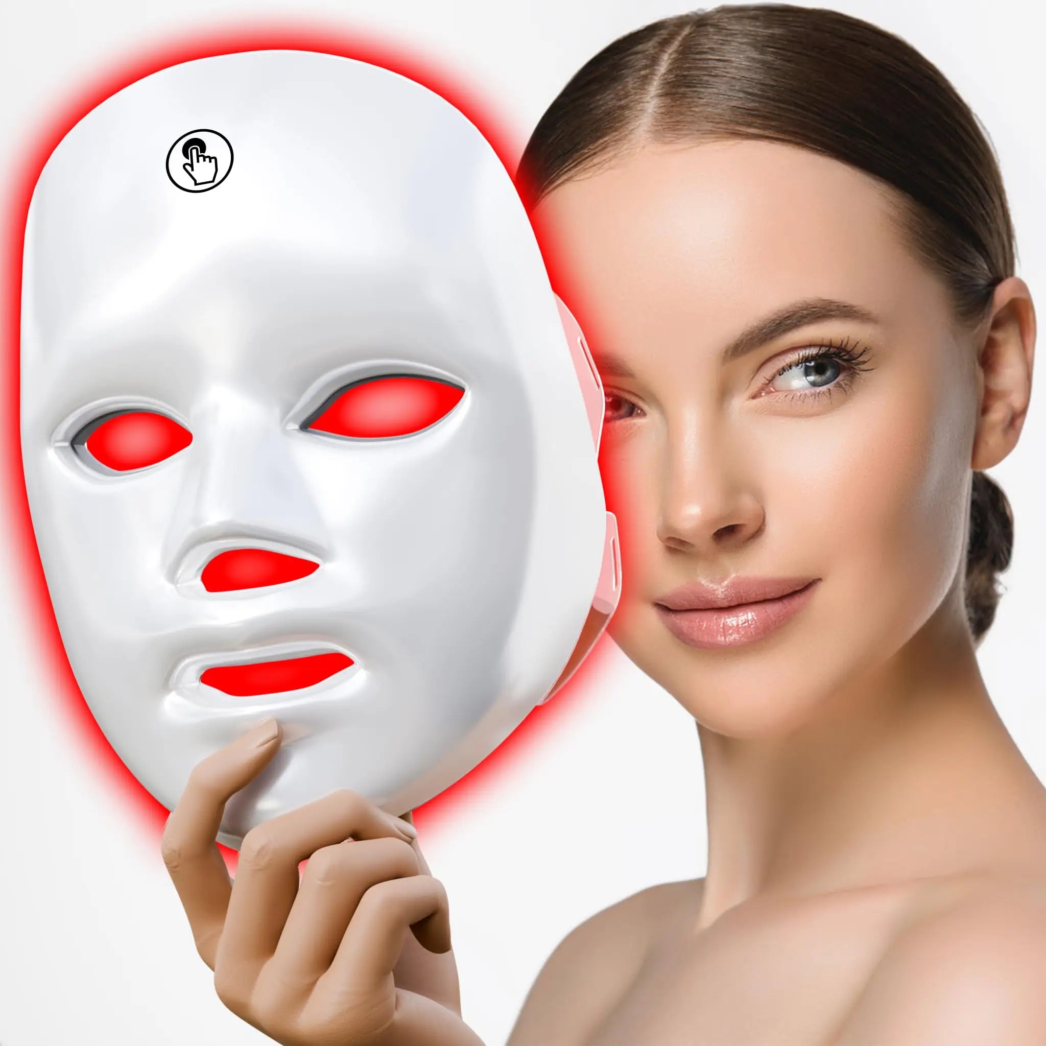 Masque LED visage 7 couleurs – Soin et rajeunissement