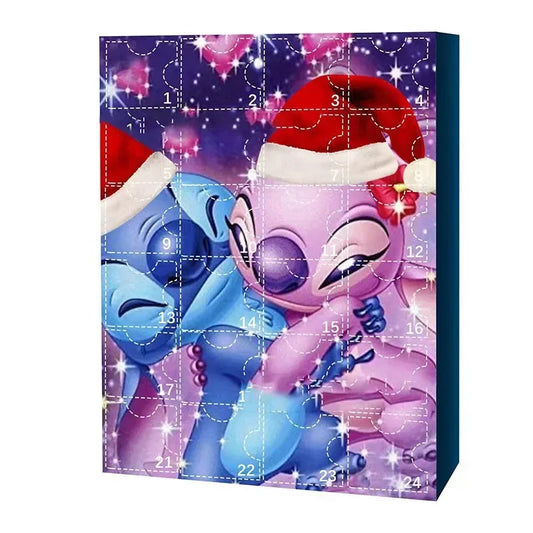 MINISO Calendrier de l Avent Stitch 24 Figurines Surprise Disney Edition Noel Cadeau Magie de Noël by LSDLBoutique.ch