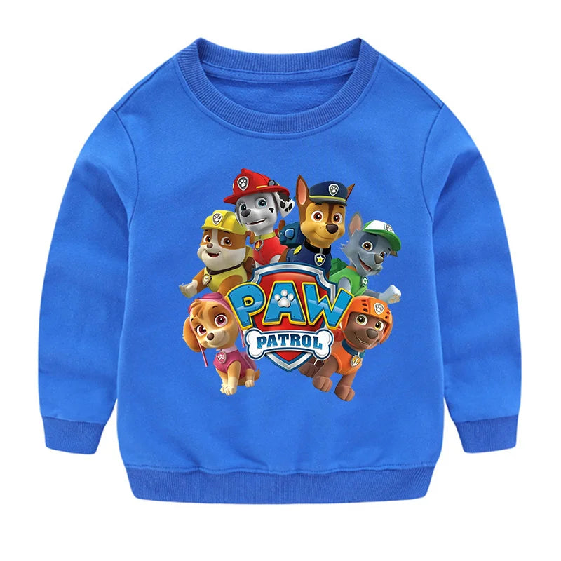 Sweat-shirt à capuche pour Sport, mignon, Paw Patrol, décontracté, dessin animé Paw Patrol, Patchwork, pull, automne, vêtements de Sport, cadeaux d'anniversaire, 2024 by LSDLBoutique.ch