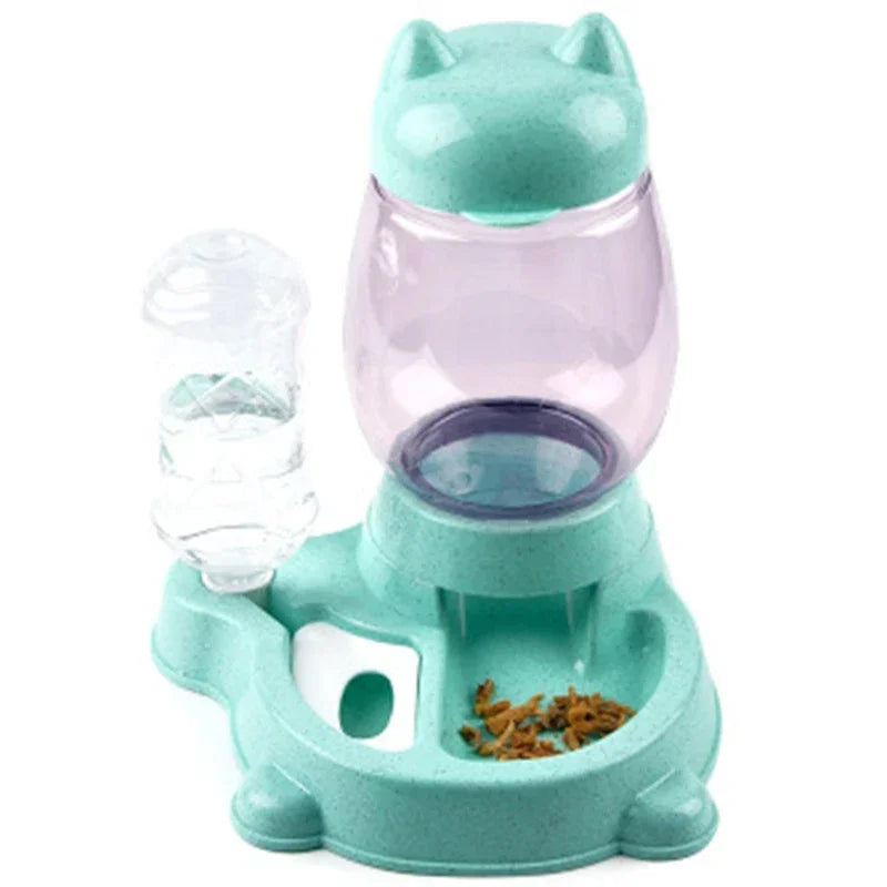 Automatic Feeder, Food Dispenser, Water Drinking Bowl, Feeding Dispenser for Cat and Dog, Practical Pet Supplies