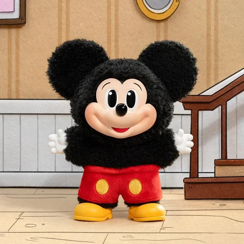 POP MART Mickey famille mignon ensemble porte-clés série boîte aveugle boîte mystère devinez sac jouet poupée mignon Anime Figure ornement de bureau by LSDLBoutique.ch