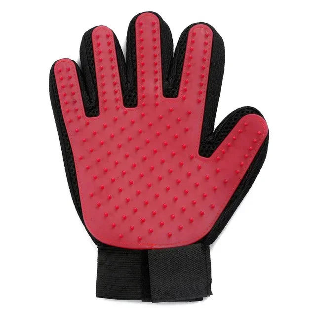 Gant de toilettage en silicone pour chats et chiens – Elimination des poils