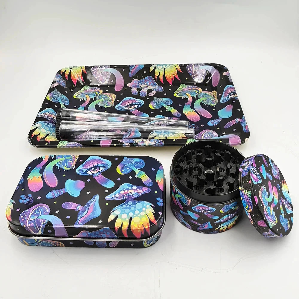 Kit de broyage et stockage en métal – 5 pièces – 50MM Set - LSDLBoutique