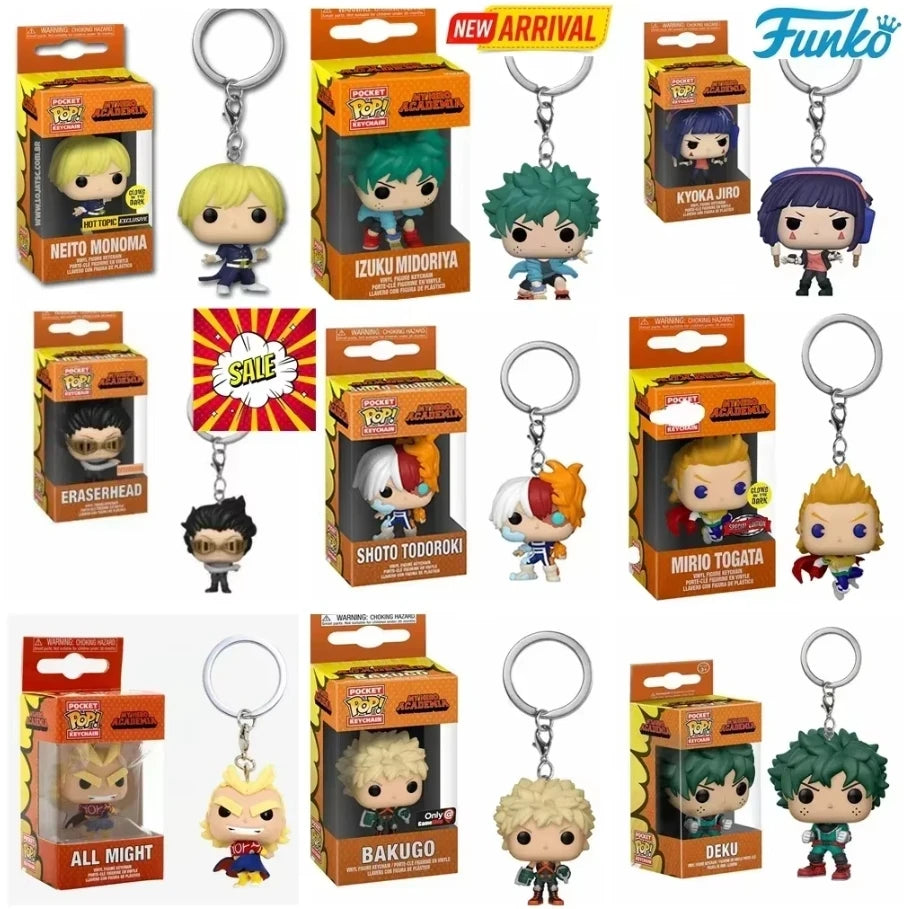 Funko POP-Porte-clés My foreAcademia, Himatm Toga Kurogiri Twice Hatsume Shigaraki Deku Bakugo, Jouets, Nouveau by LSDLBoutique.ch