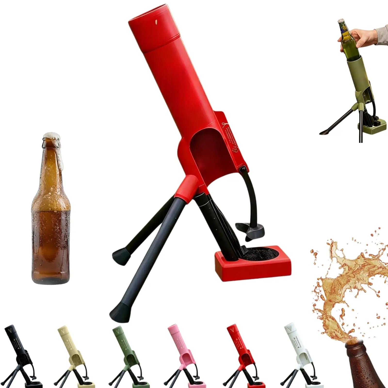 Décapsuleur en forme de mortier de 51 mm