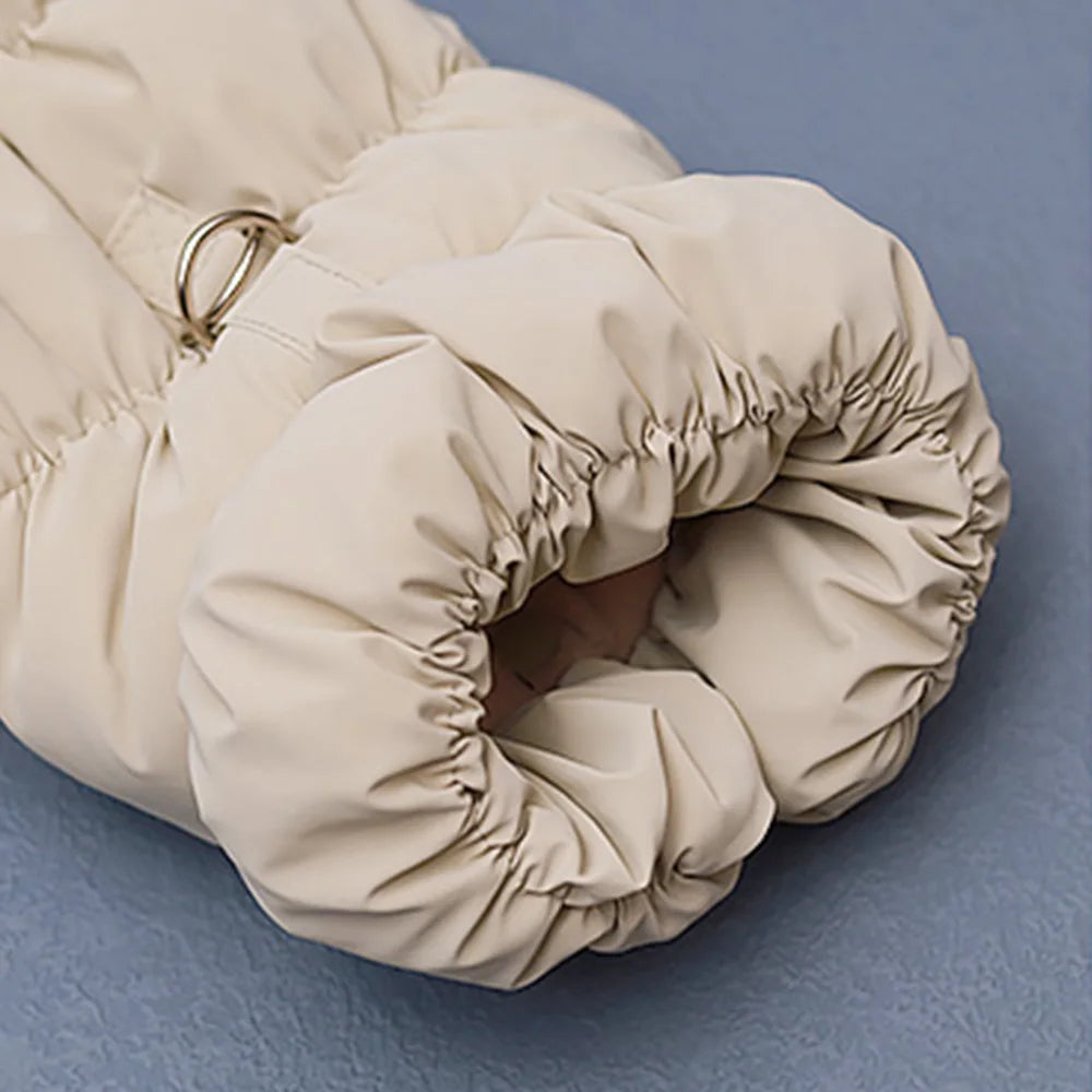 Veste Hiver Pour Chien Rembourrée Bleu Clair Taille S À XL