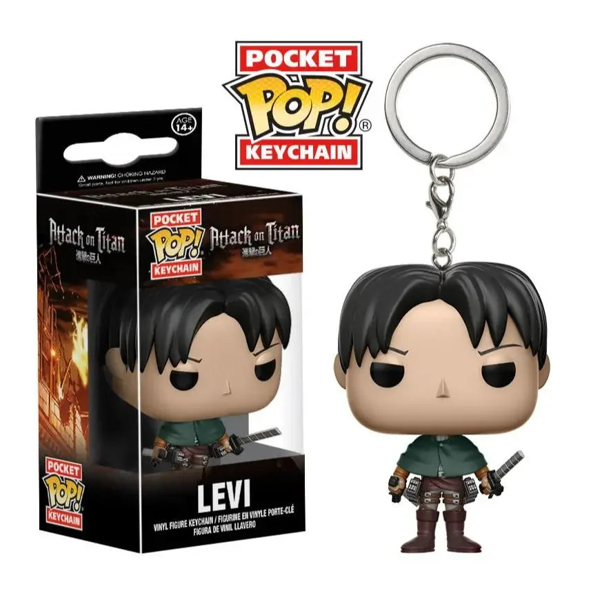 Funko porte-clés attaque sur Titan Levi Eren Jaeger Annie Leonhart Hatsune.Miku figurine porte-clés jouets de poche poupées porte-clés by LSDLBoutique.ch