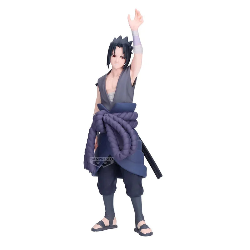 Bandai Original Banpresto Anime NARUTO Panel Speccule Uchiha Sasuke PVC Action Figure Collectible Model Toy Gifts