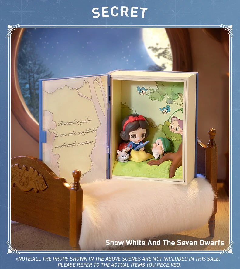 POP MART Disney Princess Fairy Tales Ensemble de Scènes Boîte Aveugle