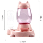Automatic Feeder, Food Dispenser, Water Drinking Bowl, Feeding Dispenser for Cat and Dog, Practical Pet Supplies