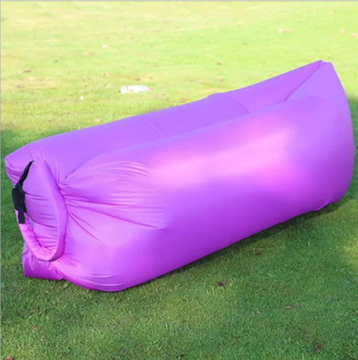 Canapé gonflable air sofa de plage et camping – avec sac