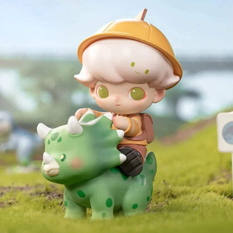 POP MART Dimoo Jurassic World Grüne PVC-Figur 8cm