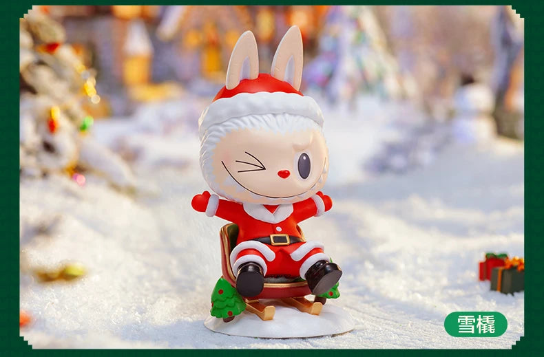 Pop Mart Labubu Let’s Christmas Figurine Mystère en PVC 8 cm Kawaii Collection Noel by LSDLBoutique.ch
