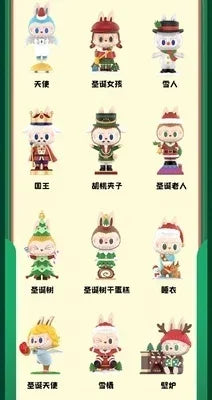 Pop Mart Labubu Let’s Christmas Figurine Mystère en PVC 8 cm Kawaii Collection Noel by LSDLBoutique.ch