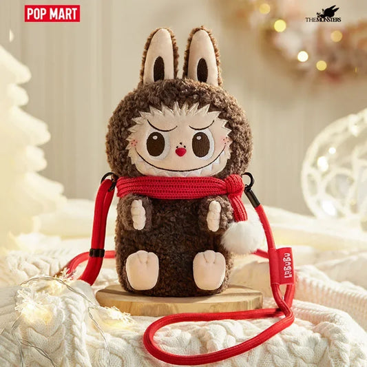 Pop Mart Labubu The Monsters Peluche Marron Sac Bandoulière