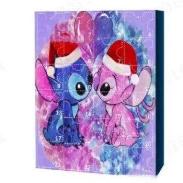 MINISO Calendrier de l Avent Stitch 24 Figurines Surprise Disney Edition Noel Cadeau Magie de Noël by LSDLBoutique.ch
