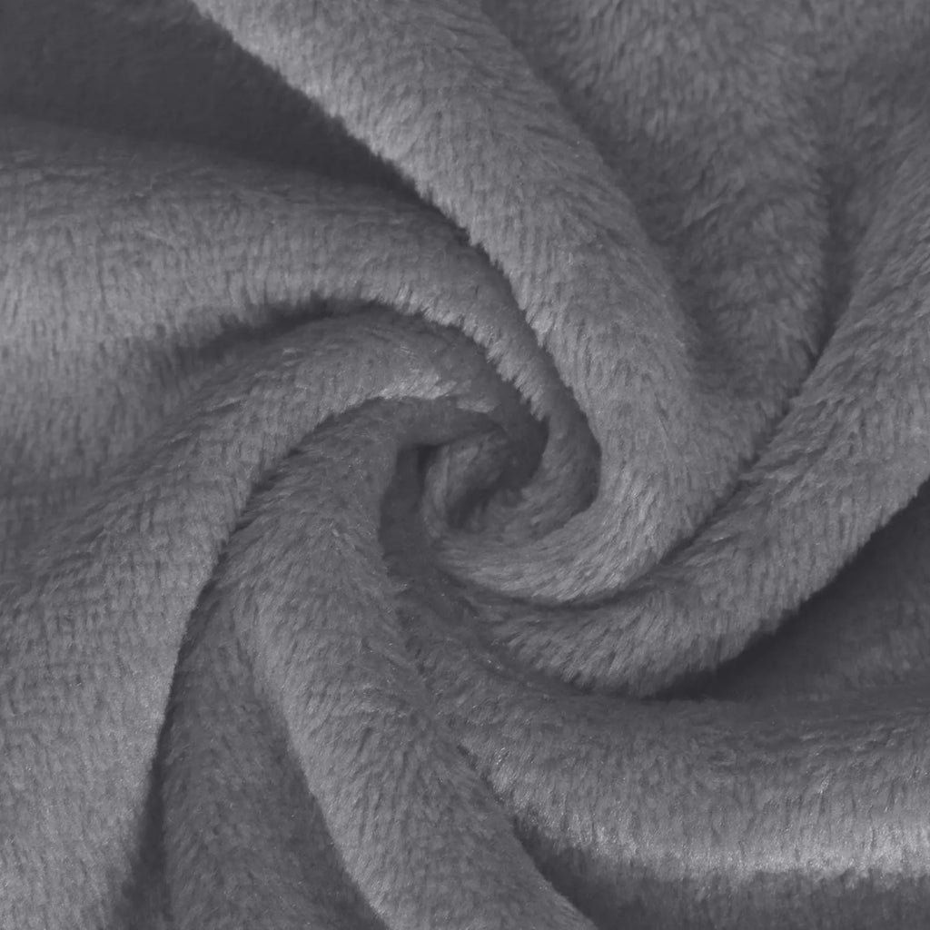 Peignoir à Capuche en Coton et Velours Côtelé Bordeaux