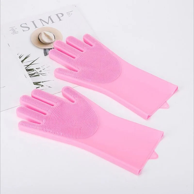 Gant de toilettage et d'épilation en silicone pour chien et chat – MMR04