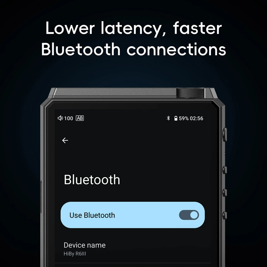 HiBy R6 III Lecteur Musique Portatif Aluminium Android 12