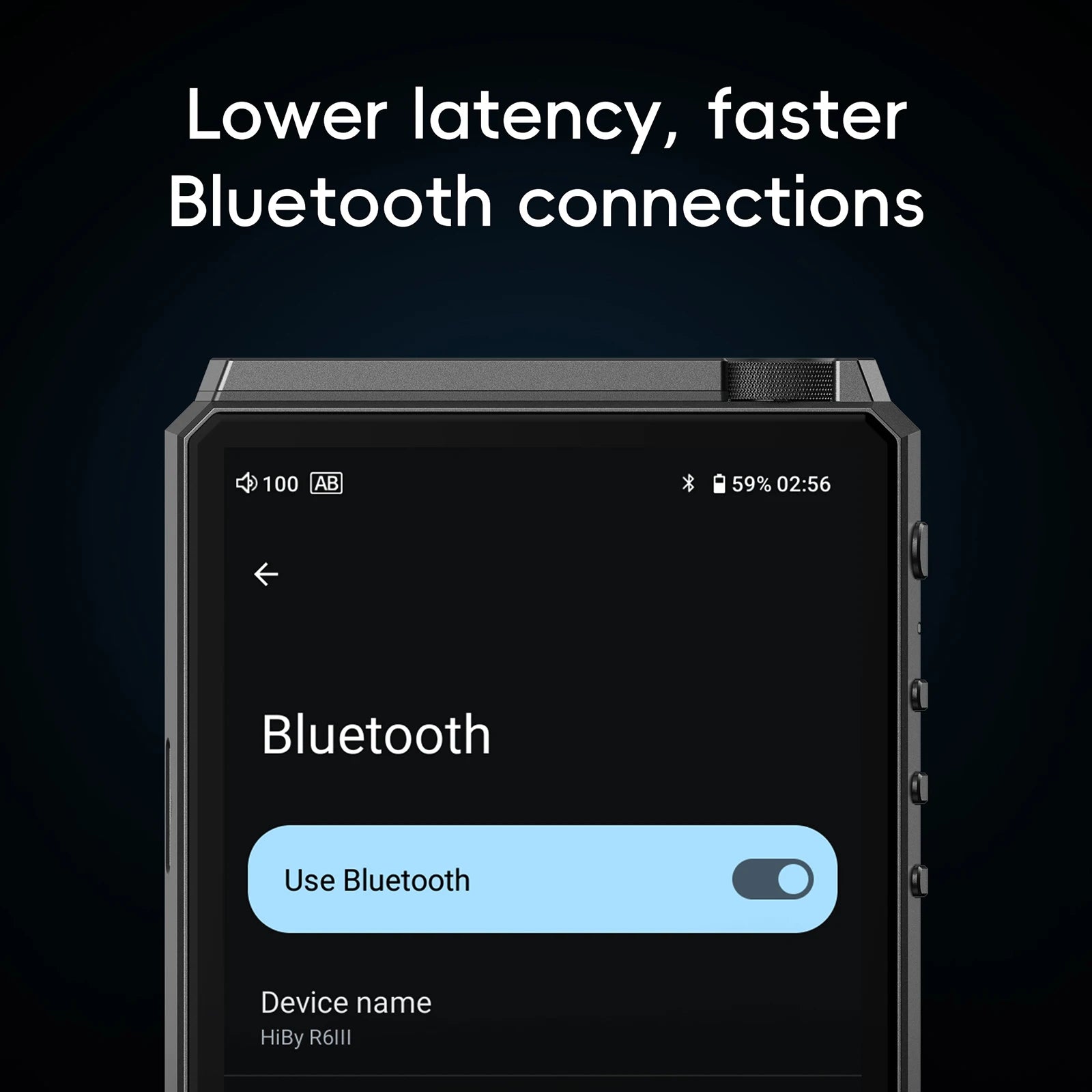 HiBy R6 III Lecteur Musique Portatif Aluminium Android 12