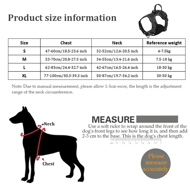 Harnais réglable en nylon pour chien