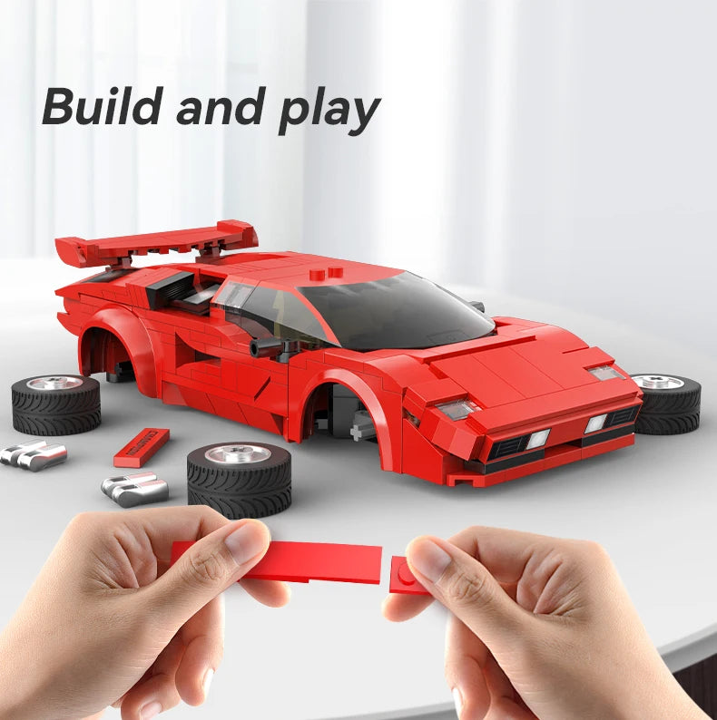 Cada 1:20 328 pièces ville technologique RC voiture de course App blocs de construction télécommande vitesse véhicule briques jouet cadeaux de vacances by LSDLBoutique.ch