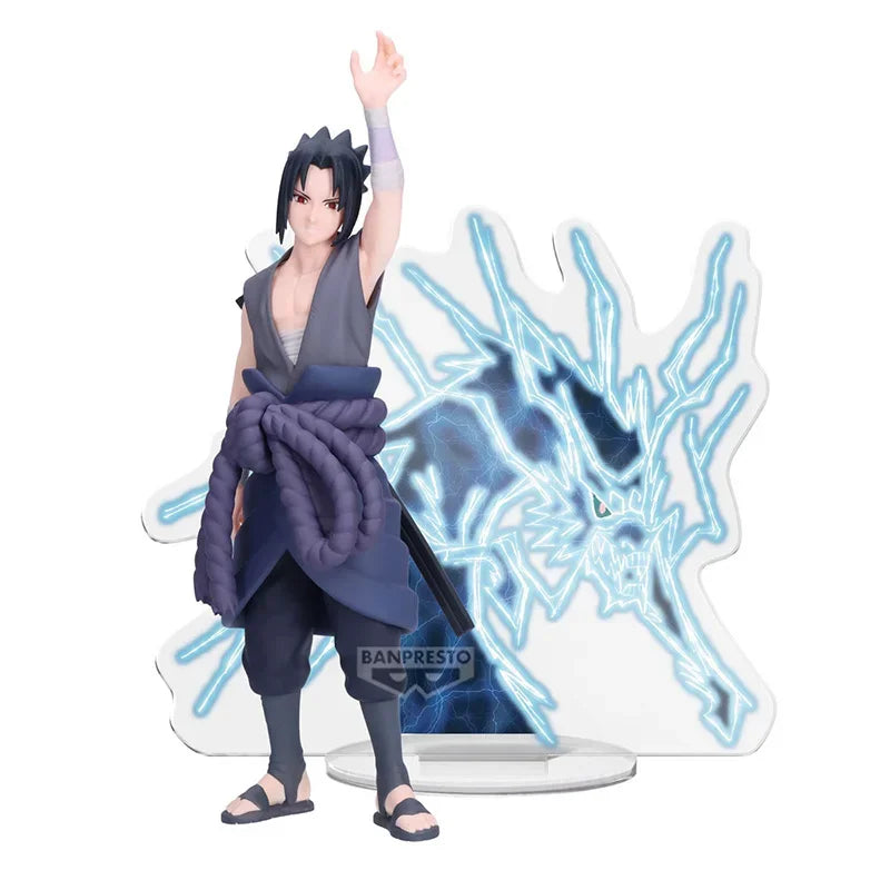 Bandai Original Banpresto Anime NARUTO Panel Speccule Uchiha Sasuke PVC Action Figure Collectible Model Toy Gifts