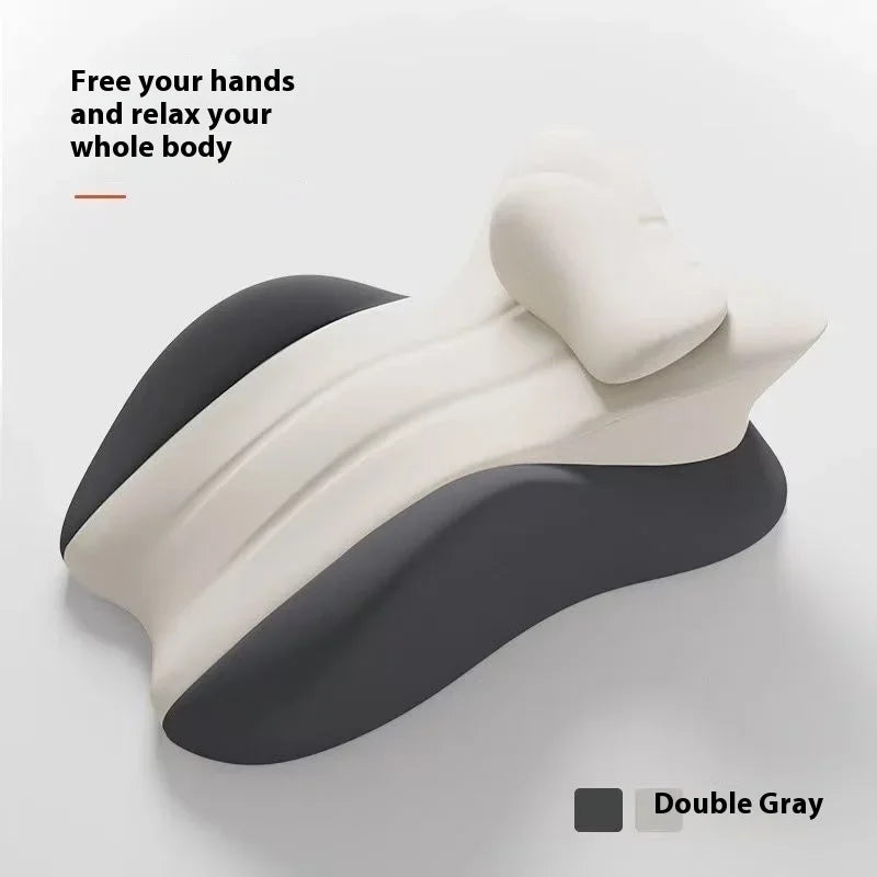 Oreiller Multifonction Mémoire De Forme Gris Chevet