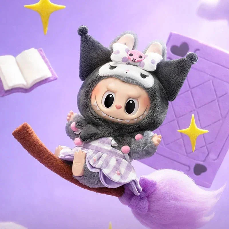 POP MART Porte-clé Peluche Labubu Hello Kitty - Sanrio Characters Series