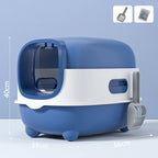 Odor Isolation, Dual-purpose, Foldable Design, Can Accommodate Cats Weighing Less T ,Closed Cat Litter Box, Splash Proof