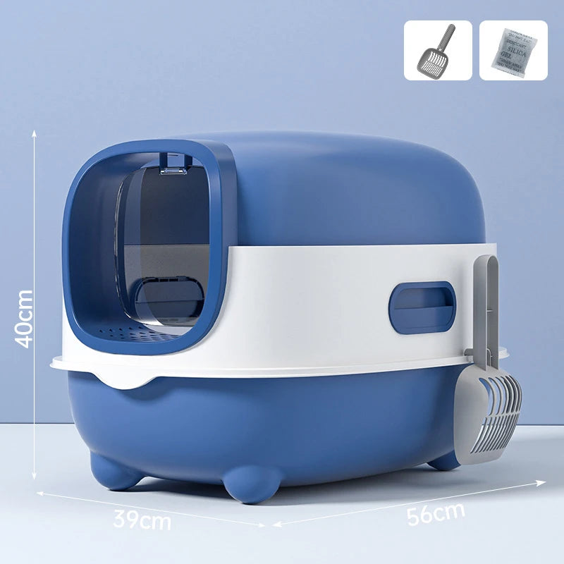 Odor Isolation, Dual-purpose, Foldable Design, Can Accommodate Cats Weighing Less T ,Closed Cat Litter Box, Splash Proof