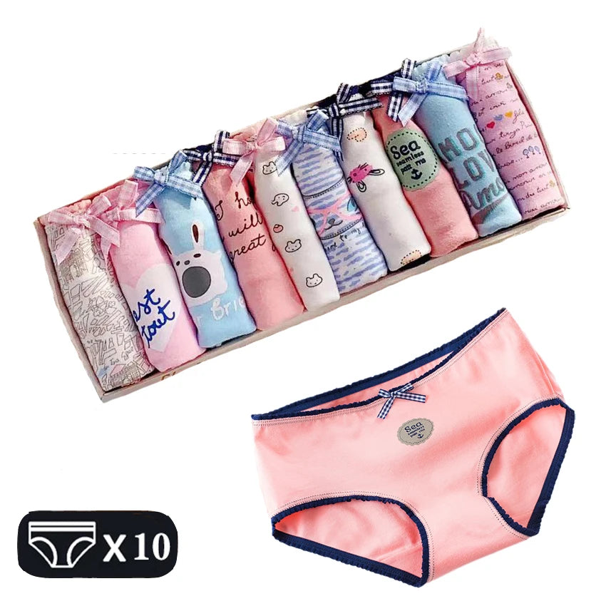 Jog MCERG Culotte Femme Coton Élasthanne Doux Lot de 10