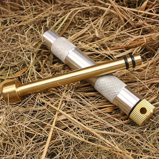 Piston à Feu en Laiton – Allume-Feu par Compression, Outdoor et Survie